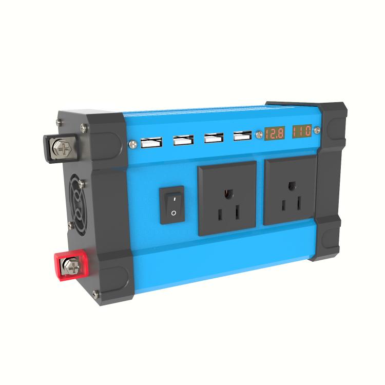 Gurxun 4 USB Ports Digital Display Modified Square Wave Inverter