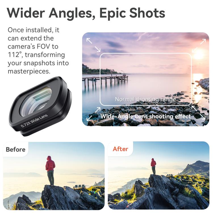 For DJI Pocket 3 aMagisn Magnetic Filter Accessories