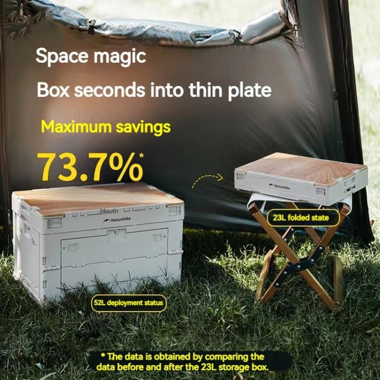 Naturehike Outdoor Large Capacity Folding Storage Box Portable Camping Table