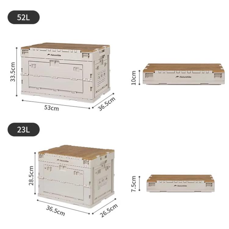 Naturehike Outdoor Large Capacity Folding Storage Box Portable Camping Table