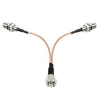 F-Splitter Coaxial RF Cable F Male To Dual Female Splitter — view 5