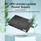 Uninterruptible Power Supply with DC Output 5V/9V/12V for Router, Modem, Security Camera, Mobile Phone — US Plug