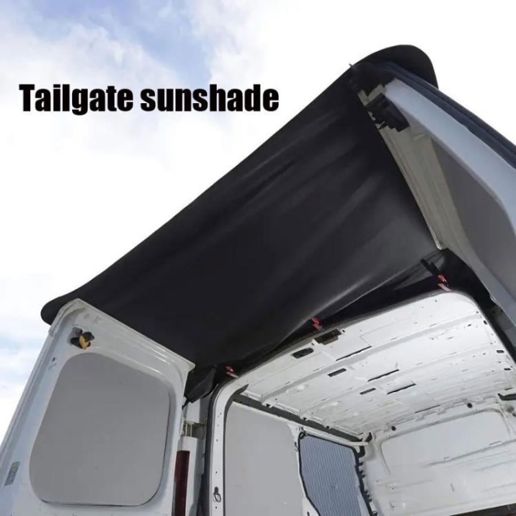 Thickened Waterproof Sunshade Oxford Cloth RV Tailgate Sunshade Cover For Ford Transit Custom