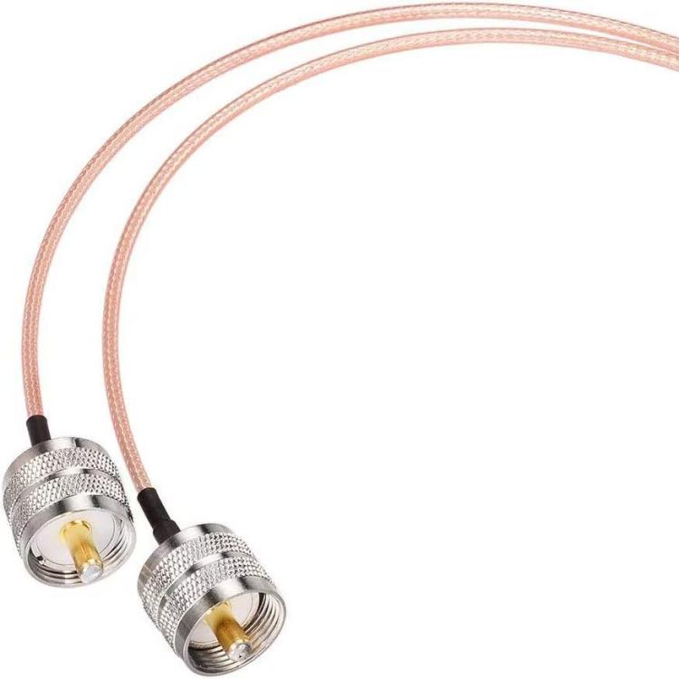UHF Female To 2 UHF Male 1 In 2 Cable SO239 To PL259Y Adapter Cable — view 5