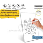 Nano-Microcapsule Magnetic Whiteboard Drawing Draft Writing Board — view 5