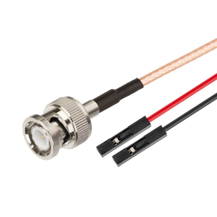 RG316 RF Test Extension Adapter Cable — BNC Female To Dual DuPont Male