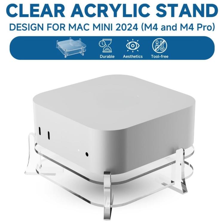 Desktop Acrylic Storage Bracket, For MAC Mini M4