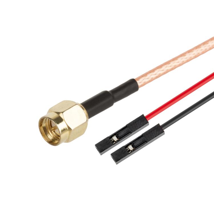 RG316 RF Test Extension Adapter Cable — SMA Female To Dual DuPont Male