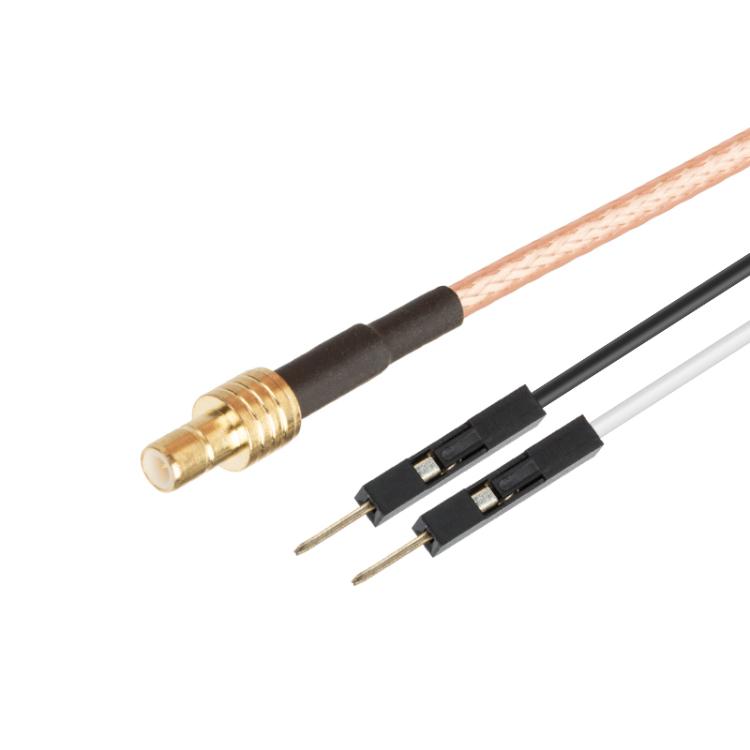 RG316 RF Test Extension Adapter Cable — SMB Female To Dual DuPont Female