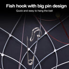Automatically Retractable Crab Cage Wire Crab Opening And Closing Cage