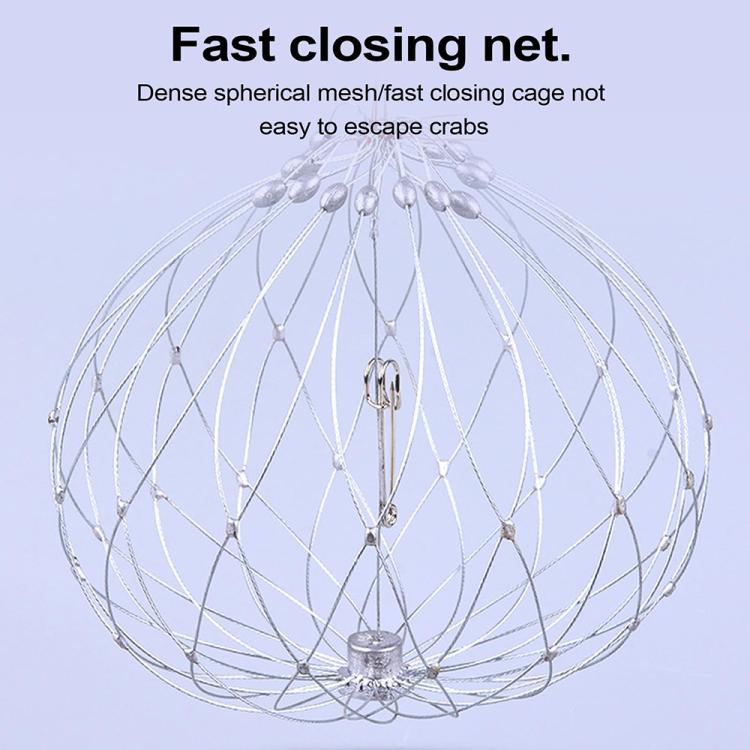 Automatically Retractable Crab Cage Wire Crab Opening And Closing Cage