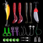 Outdoor Fishing Gear Bionic Bait Luya Sequin Bait Set — 25-in-1