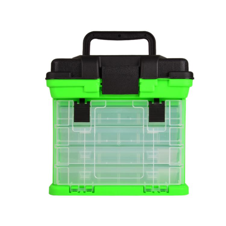 Multifunctional Sea Fishing Accessories Storage Box Bait Box Fishing Tool Box — Red