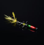 Compound Rotating Sequin Feather Three-hook Bait Bionic Metal Fake Bait — view 4