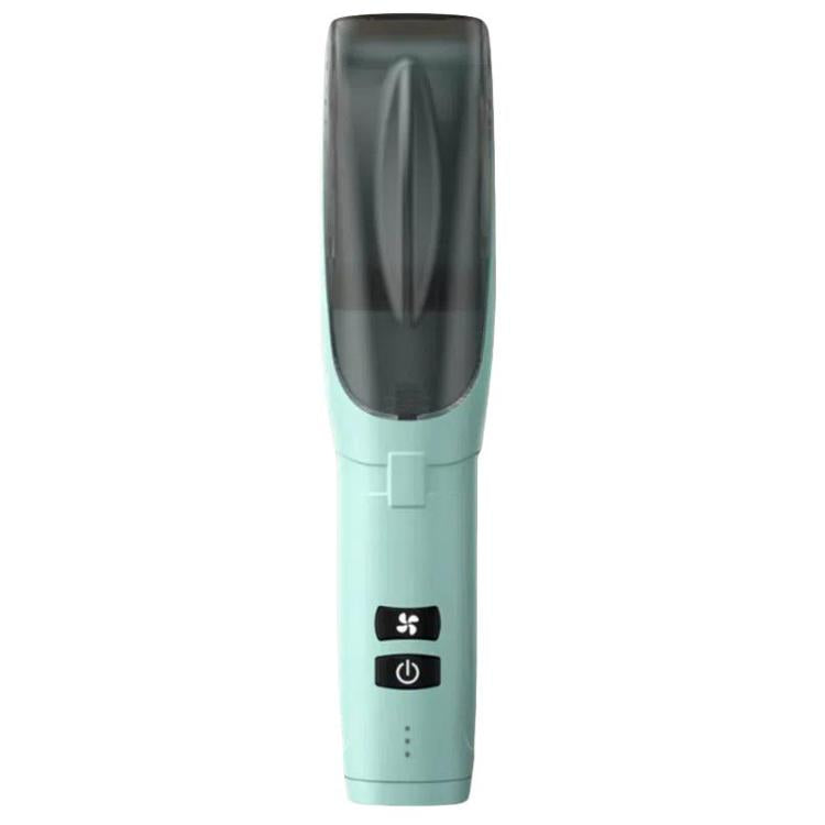 Hair-absorbing Hair Clipper Rechargeable Low Noise Hair Trimmer for Babies, Adults and Pets — Blue
