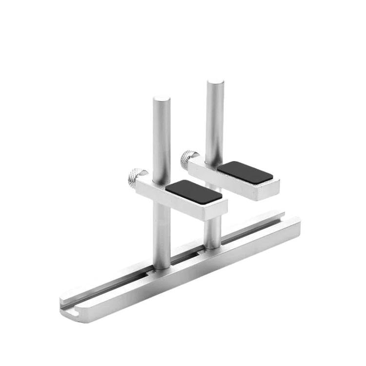 FinalCool Aluminum Alloy Adjustable Graphics Card Bracket Chassis Fan Position Graphics Holder Support — 8cm Black