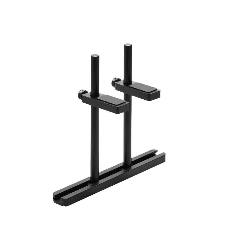 FinalCool Aluminum Alloy Adjustable Graphics Card Bracket Chassis Fan Position Graphics Holder Support — 8cm Silver