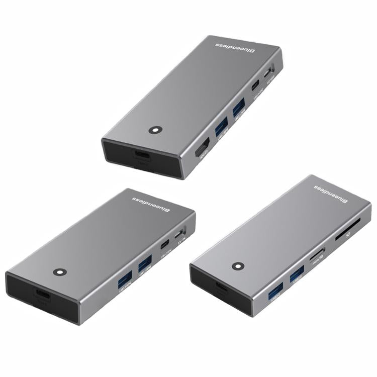 Blueendless M.2 Nvme/Sata Dual-Protocol Hard Disk Box HUB — USB2.0 x 2 + SD/TF2.0