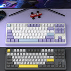 Ajazz AK870 Wireless Bluetooth Tri-mode Mechanical Keyboard RGB DIY Custom Hot Swap Gaming Keyboard