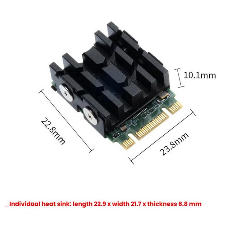 FinalCool M.2 2230 SSD Heat Sink Aluminum Solid Disk Drive Radiator — view 7