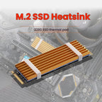 FinalCool M.2 2280 NVMe SSD Heat Sink Solid State Drive Radiator — Black