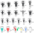 Car Retainer Clips Fasteners Remover Kit Automotive Clips Set
