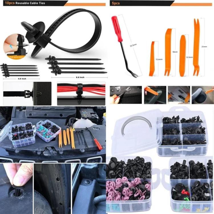 Car Retainer Clips Fasteners Remover Kit Automotive Clips Set