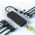 Blueendless Type-C Gigabit Ethernet Port Multi-Screen Different Display HUB