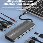 Blueendless Multifunctional Type-C HD Gigabit Network Docking Station — view 6