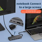 Blueendless Multifunctional Type-C HD Gigabit Network Docking Station — view 7