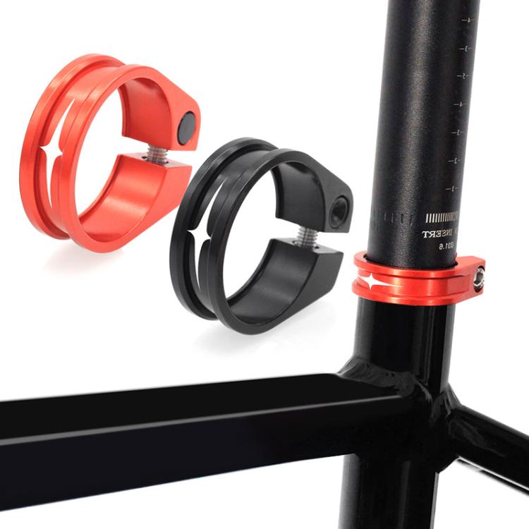 Mountain Road Bicycle Aluminum Locking Seatpost Clamps Seatpost Clamp Ring Fittings