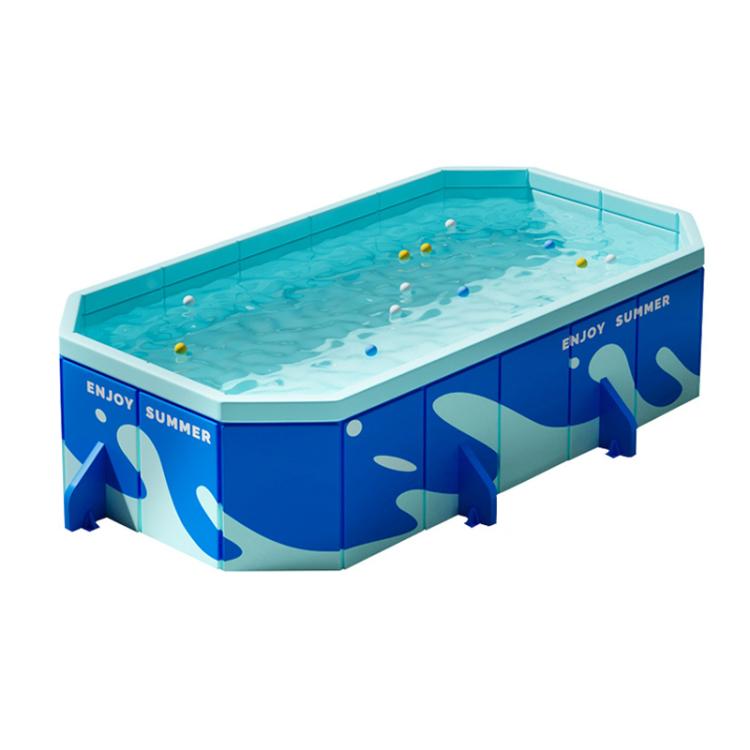 Children Home Free Inflatable Swimming Pool Foldable Outdoor Bracket Play Pool — 2.2m