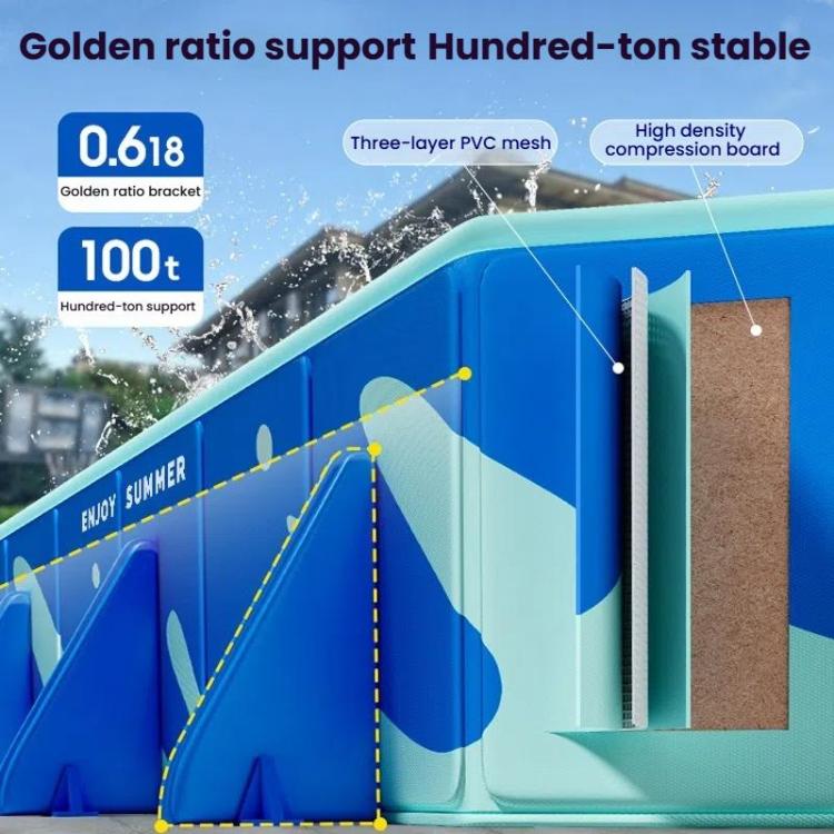 Children Home Free Inflatable Swimming Pool Foldable Outdoor Bracket Play Pool