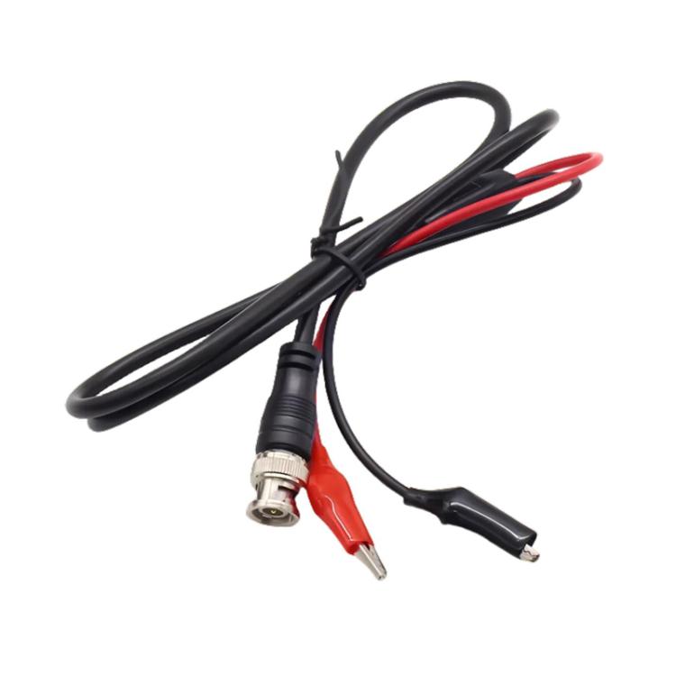 BNC Male To 2 Crocodile Clip Oscilloscope Probe Cable Q9 Signal Test Cable — 0.5m