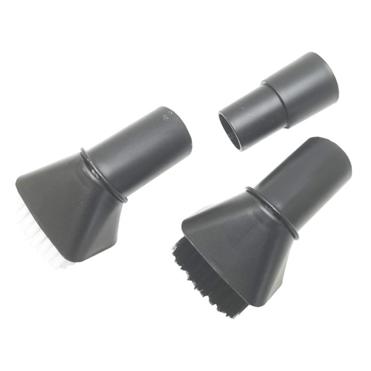 For Karcher / Miele / Bosch / Philips Vacuum Cleaner 32mm Soft Brush Nozzle 2.863-221.0 — Black+White