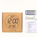 11.6-Inch RGB Wall Clock With Remote Control Multi-Functional Alarm Clock — view 21