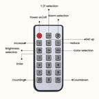 11.6-Inch White Light Wall Clock With Remote Control Multi-Functional Alarm Clock — view 16