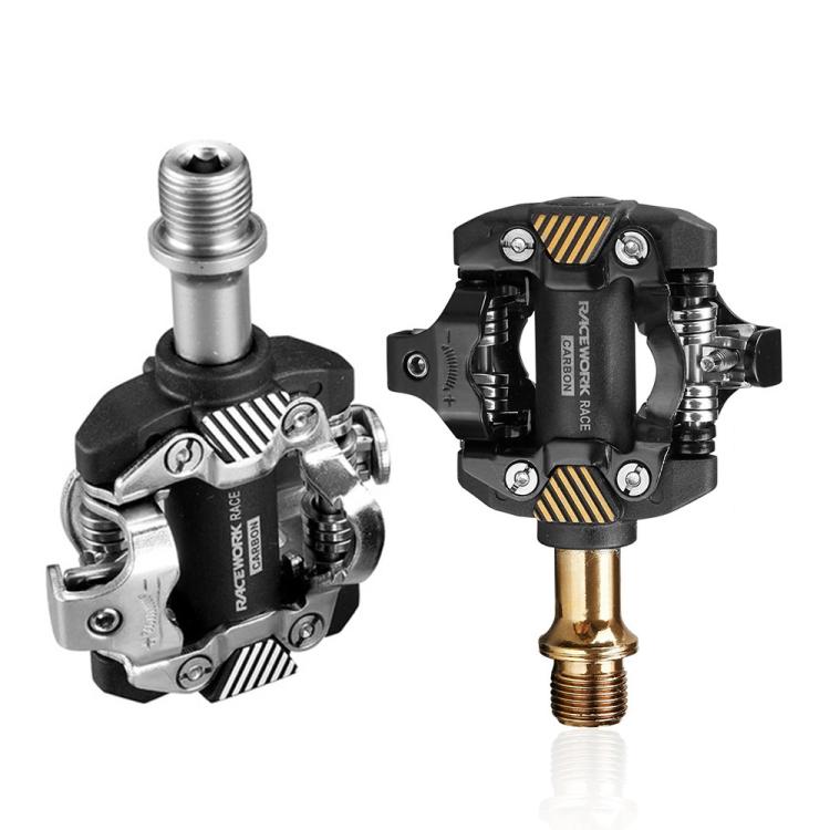 RACEWORK M8100 Mountain Bike Self-locking Pedal Ultra-light DU Bearing SPD Pedal
