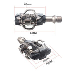 RACEWORK M8100 Mountain Bike Self-locking Pedal Ultra-light DU Bearing SPD Pedal