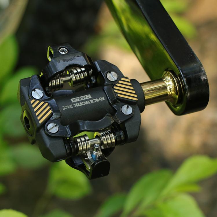 RACEWORK M8100 Mountain Bike Self-locking Pedal Ultra-light DU Bearing SPD Pedal