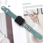 6pcs / Set Smart Watch Silicone Band Decorative Ring Metal Accessories