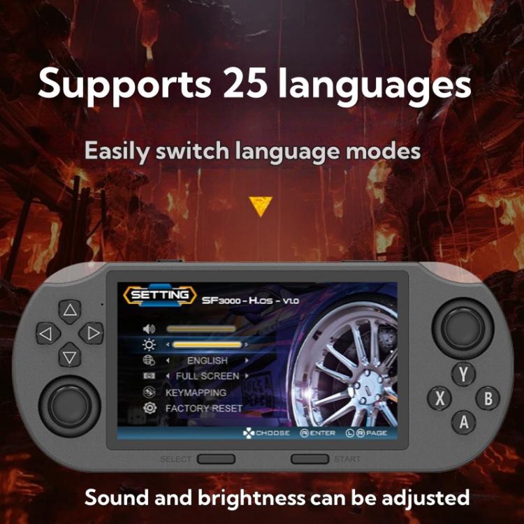 4.5-inch IPS Screen 64G Handheld Game Console Built-in 20000 Games