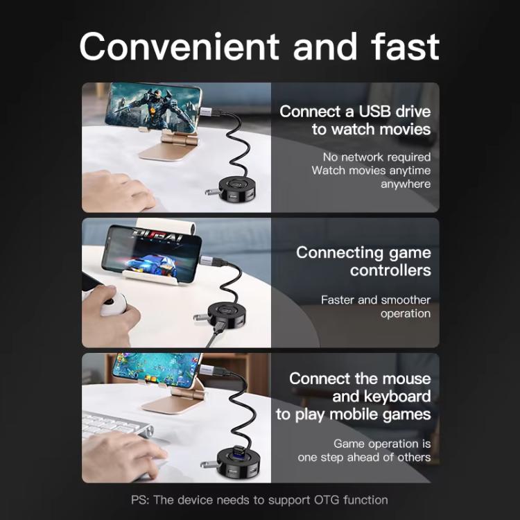 Mindpure US018 Computer Expansion USB2.0 4 Ports HUB — view 13