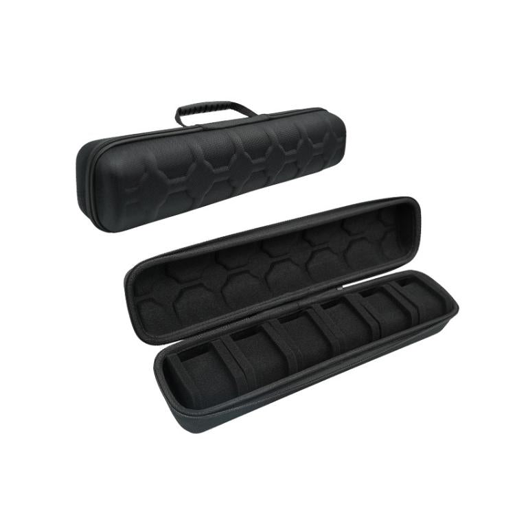 EVA Hard Shell Portable Watch Storage Box Jewelry Watch Dustproof Bag — 5-grids 32x9x8cm