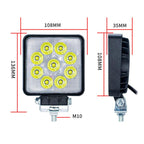 DC 12V-80V Forklift LED High Brightness Front Working Headlight