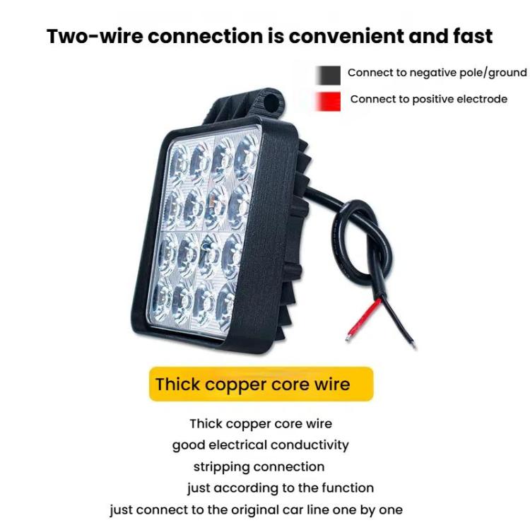 DC 12V-80V Forklift LED High Brightness Front Working Headlight