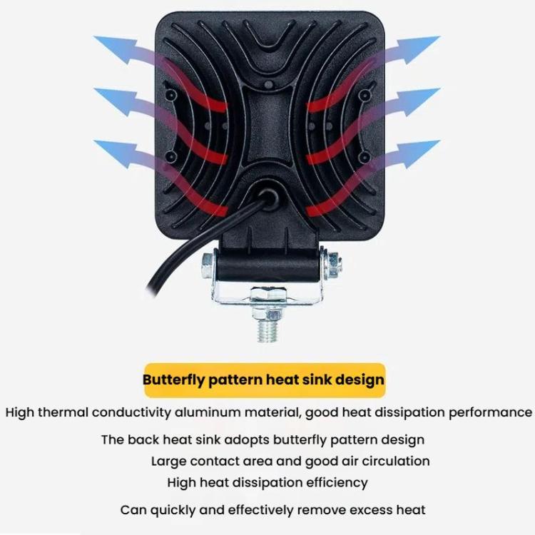 DC 12V-80V Forklift LED High Brightness Front Working Headlight