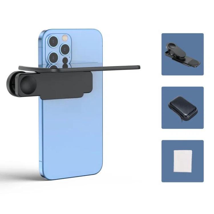 Mobile Phone Reflection Photo Clip Holder Adjustable Angle Mirror Clip Phone Reflector Selfie Artifact