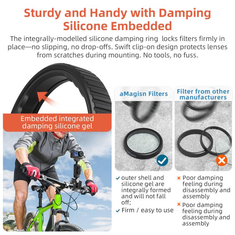 aMagisn Filter For DJI Action 5 Pro / 4 / 3