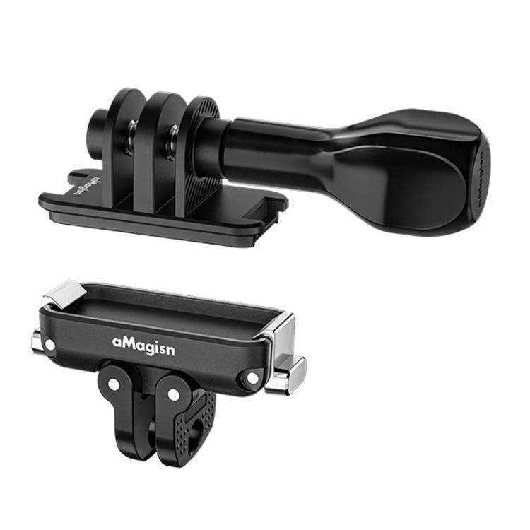 aMagisn Mini Quick Release Mount for Sports Cameras — 2-claw Base+1/4 Inch Cover